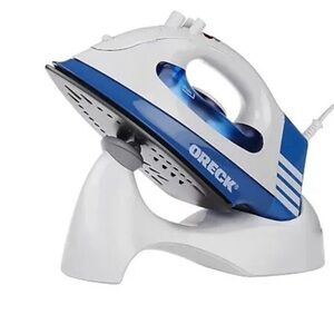 Oreck Blue & White Corded/ Cordless Steam Iron